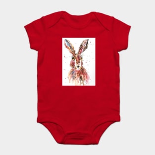 Hare Posing Baby Bodysuit